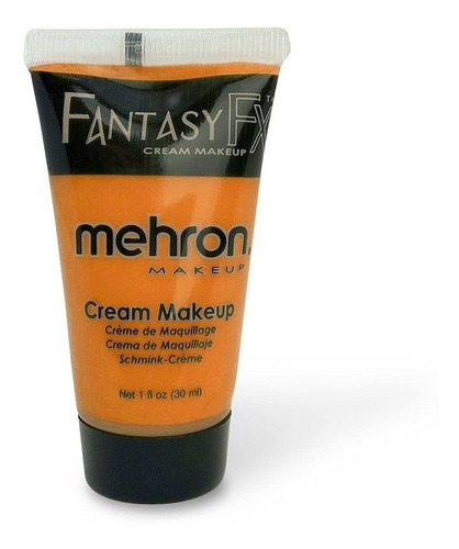 Base de maquillaje en cremoso Mehron Mehron Fantasy FX Mehron tono naranja/fiesta de bloques - 30mL 1.76oz
