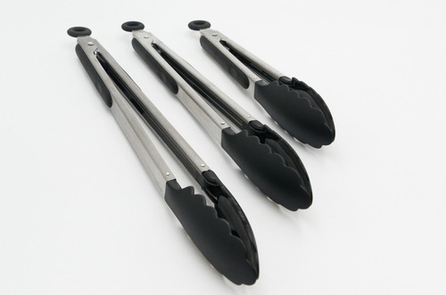 Imagen 2 de 2 de Set De 3 Pinzas Multiusos (cook Prep Eat)