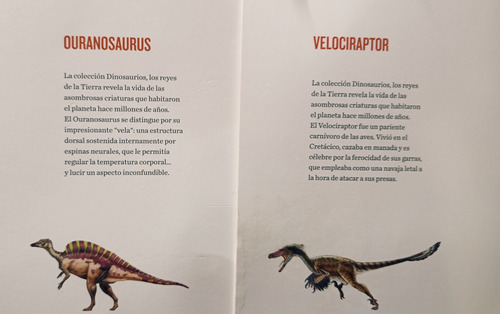 Velociraptor Y Ouranosaurus X 2 Dinosaurios Los Reyes