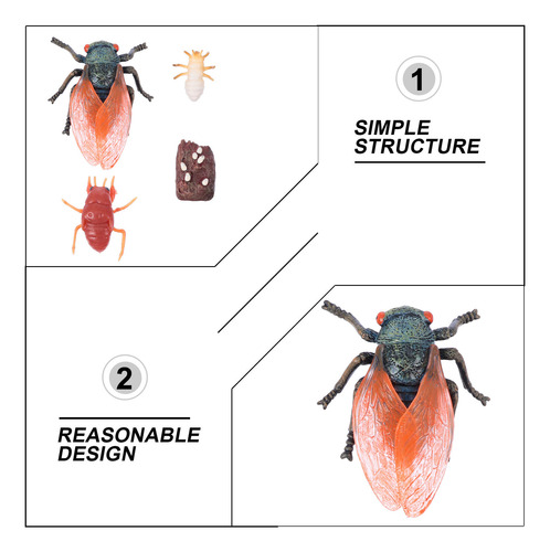 1 Conjunto De Modelos De Animais Artificiais, Animais Falsos