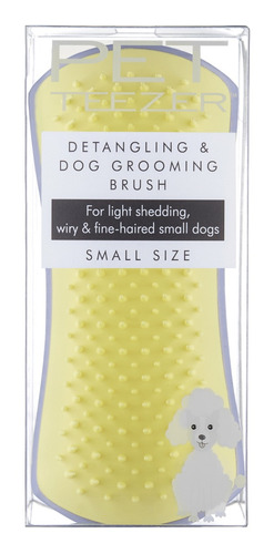 Cepillo Desenredante Perro Pet Teezer Small Lilac Yellow