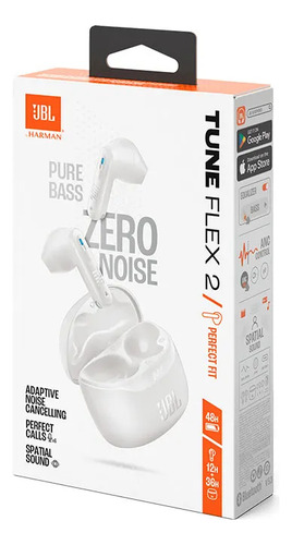Auriculares inalámbricos Bluetooth JBL Tune Flex 2 - Blanco