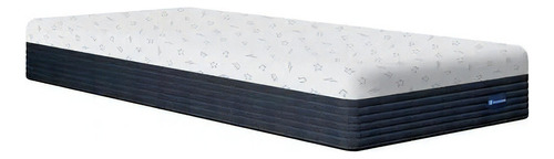 La Espumería Freestyle colchón 1 plaza de espuma box gris oscuro 80cm x 190cm x 20cm