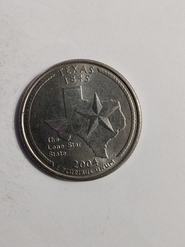 Moneda Estados Unidos 25 Cents De Dollar Texas (x1345-1346