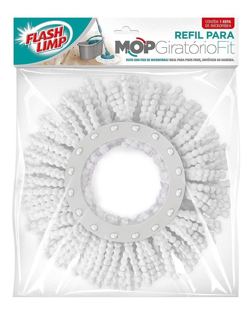 Refil Para Mop Giratório Fit Flash Limp