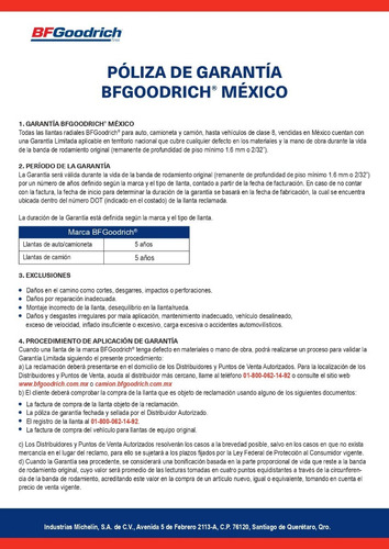 Llanta Lt 265/70r16 T/a Ko2 Bf Goodrich All-terrain S