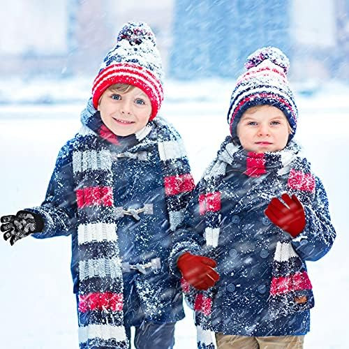 6 Pares De Guantes Elásticos De Invierno Para Niños, Guantes