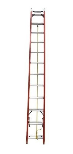 Escalera Dielétrica Extensible C/apoya Poste 136kg 28 Ferpak