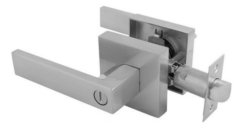 Chapa Baño Delux Q Dexter 6525 Ranura Boton 05913610 Color Níquel