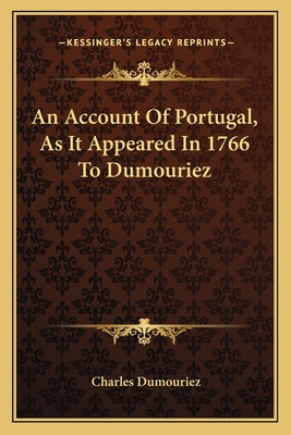 Libro An Account Of Portugal, As It Appeared In 1766 To D...