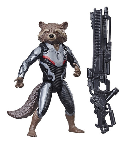 Imagem 2 de 2 de Novo Boneco Vingadores Ultimato Rocket Raccoon Hasbro