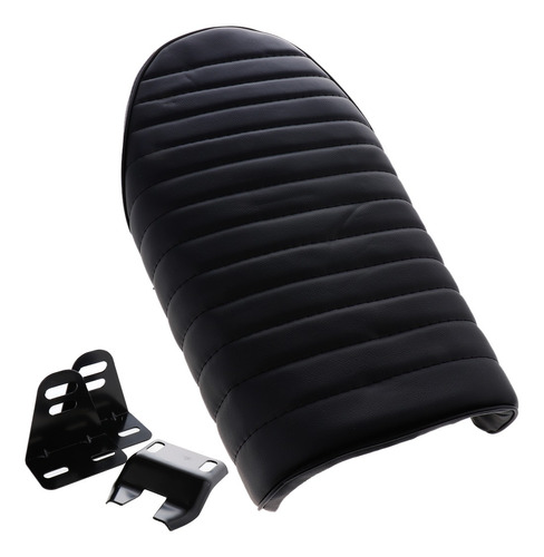 Asiento Universal Cafe Racer Seat De Piel Sintética, Plano,