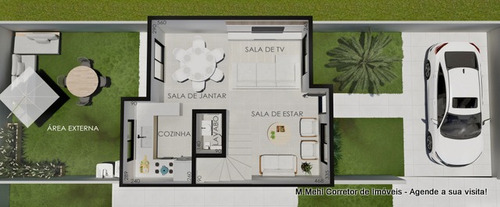 Imagem 8 de 8 de Sobrado Em Condomínio Com 3 Dormitórios À Venda Com 117.48m² Por R$ 450.000,00 No Bairro Parolin - Curitiba / Pr - M2pa-ra5