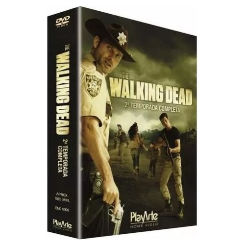 Box Dvd The Walking Dead  2 Temporada  4 Discos