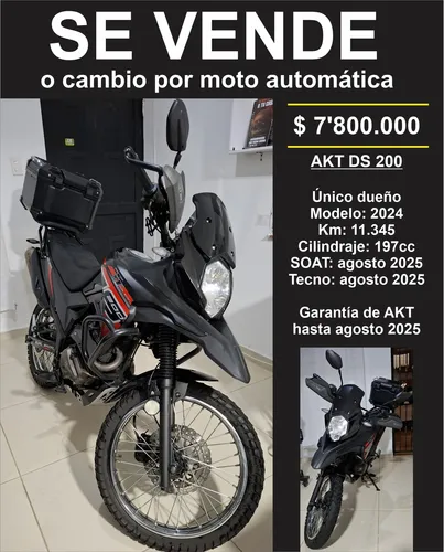 Vendo O Cambio A Moto Automática, Soat Y Tecno Hasta Agosto.