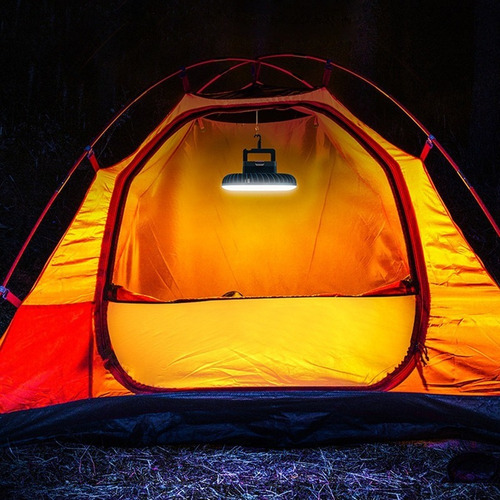 . Mini Ventilador Portátil For Acampar Con Linterna Led