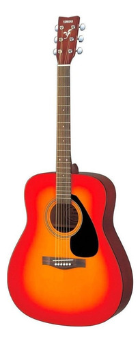 Guitarra Acústica Yamaha F310p Para Diestros Cherry Sunburst Brillante