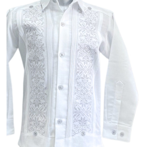 Guayabera A20bor Gris/g,xg/lino Fino/productos Regionalesyr