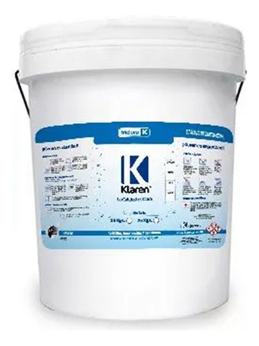 Klaren Tricloro Granulado Para Alberca 20 Kgs