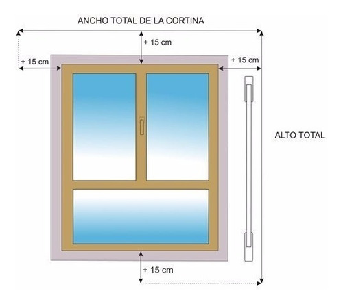 Imagen 7 de 7 de 2 Mt Blackout Enrollable Modernos Cortinas Sheer Panel Japon