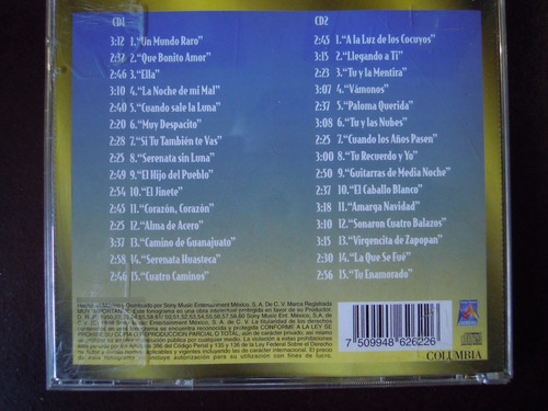 Jose Alfredo Jimenez 2cds Mis 30 Mejores Canciones (Usado)
