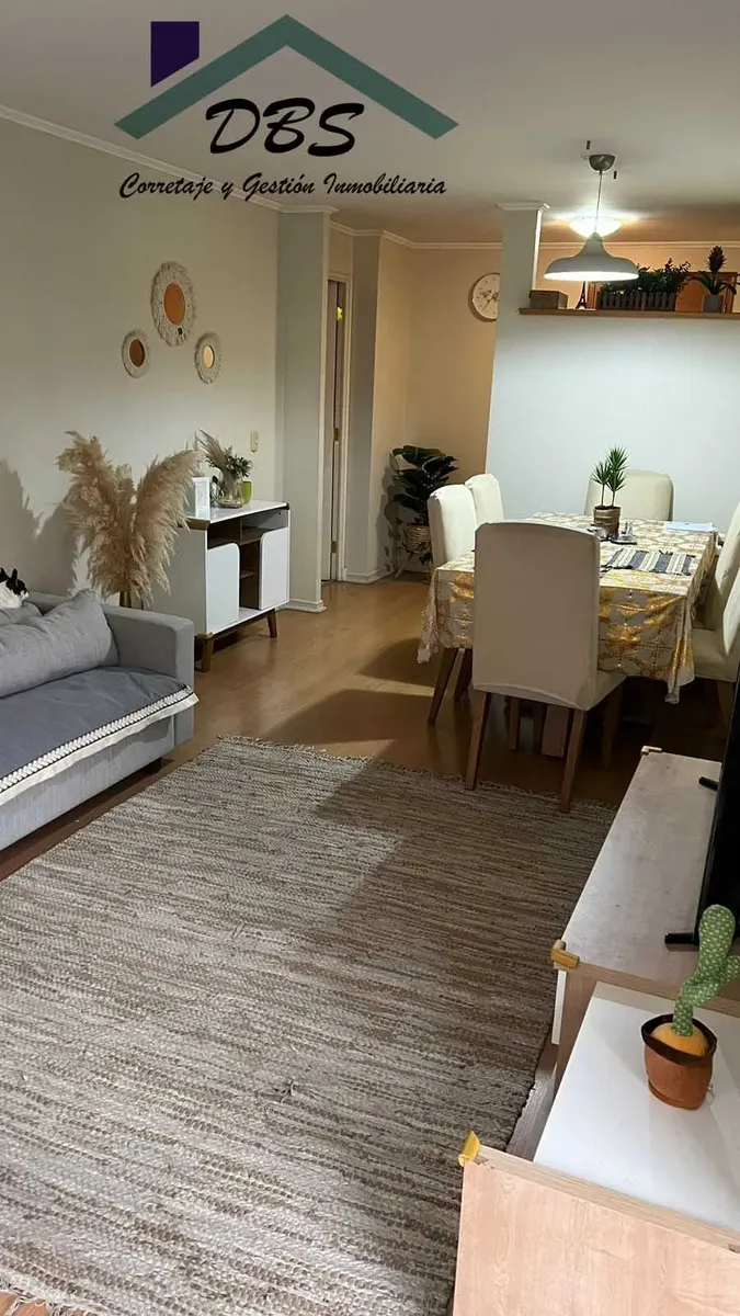Imagen 2 de 14 de Dbs Propiedades Arrienda Hermoso Depto 2d/2b/ $490.000