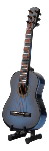 Mini Adorno Musical Con Pantalla De Madera, Modelo De Guitar