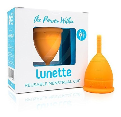 Copa Menstrual Lunette - Naranja - Copa Menstrual Modelo 1 R