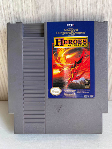 Advanced Dungeons And Dragons - Heroes Of The Lance Nes 