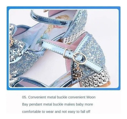 Zapatos Sandalia Niñas Princesa Comoda Cosplay Frozen