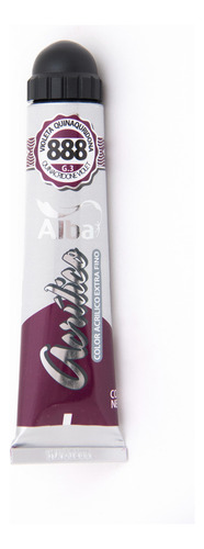 Acrilico Profesional Alba Pomo 60ml Violeta Quinacridona 888