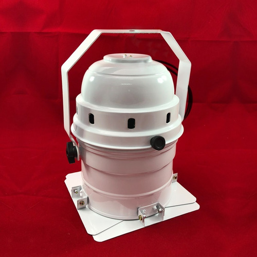 Canhão Refletor Branco Par 56 Spot Grande Com Barndoor - E27
