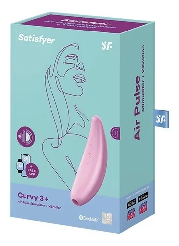Vibrador Succionador Clítoris Satisfyer Curvy 3+ Control App