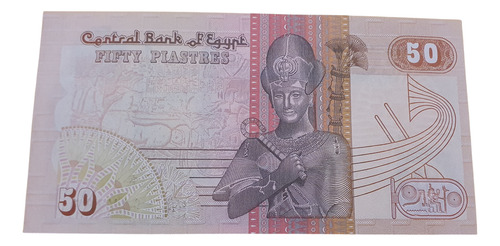 Billete De Coleccion De Egipto 50 Piastres 1989 Sin Circular