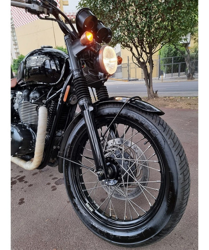Imagen 3 de 12 de Triumph Bonneville T100 2014 Moto Cafe Racer