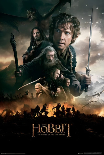 Póster The Hobbit Autoadhesivo 100x70cm #822