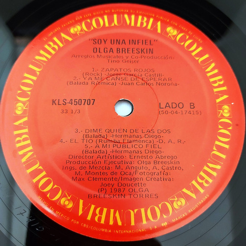 Olga Breeskin - Soy Una Infiel Lp