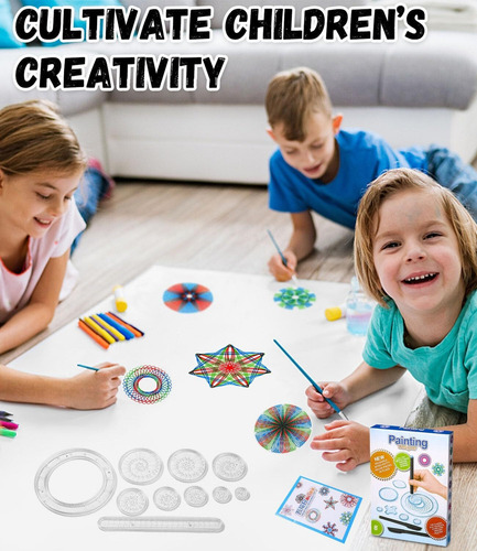 Spirograph, Juego De Espiral, 28 Piezas Juego De Regla