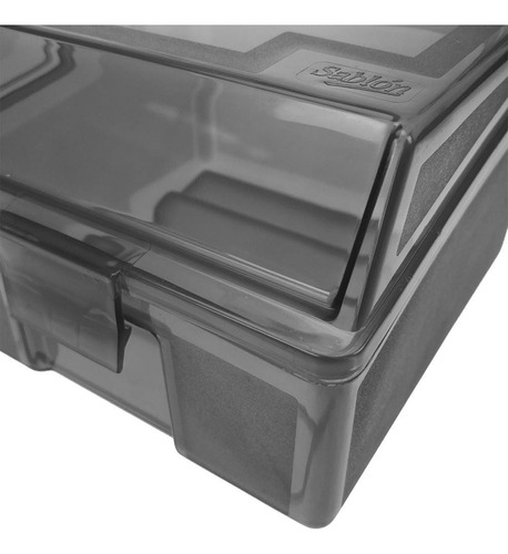 Caja Organizadora Sablón Humo 10.5x16x14.8 cm