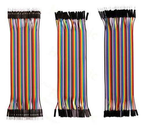 Cable Puente 7.9 In Longitud Multicolor (10 Colores) M F 40