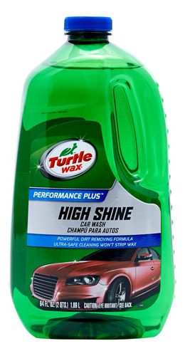 Shampoo Turtle Wax Car Wash Perfomance High Shine 1.89l