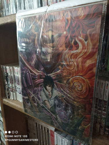 Naruto Shippuden Uchiha Poster Lenticular 3d (Usado)