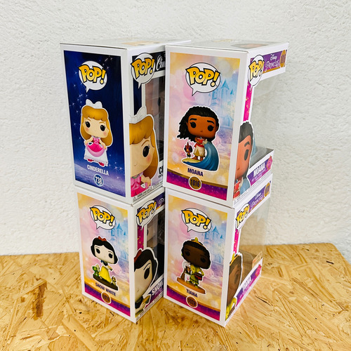 Funko Pop Cinderella Moana Snow White Tiana Box Lunch (set) (Usado)
