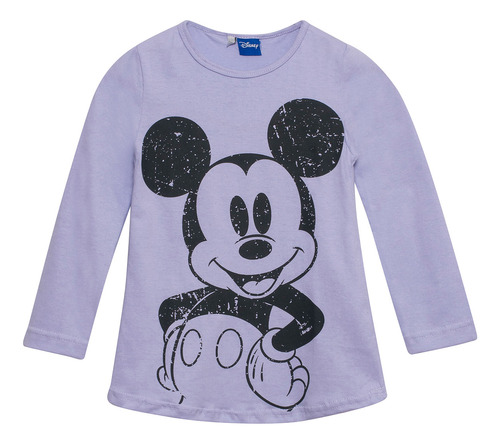 Remera Niños Manga Larga Mickey Mouse Licencia Disney® 