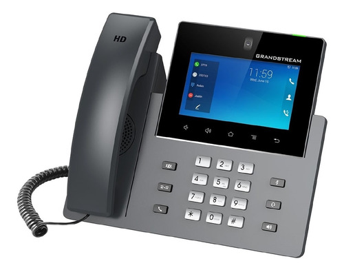 Telefono Ip Grandstream Gxv3350 Hd Tactil Android 16 Lineas