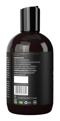 Shampoo Fortalecedor Barba Big Barber 250ml Fardo Com 3 Unid