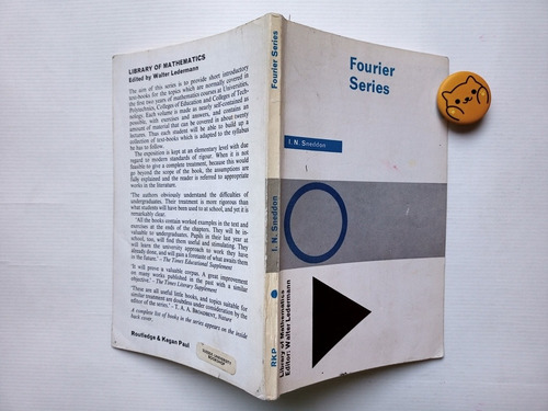 Libro: Fourier Series Ian Naismith Sneddon 107e1