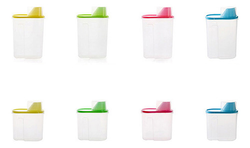 Recipiente Para Cereales Con Boquilla Y Vaso Medidor De Plás
