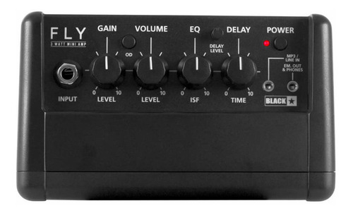 Amplificador Blackstar Fly Series Fly 3 para guitarra de 3W color negro 100V/240V