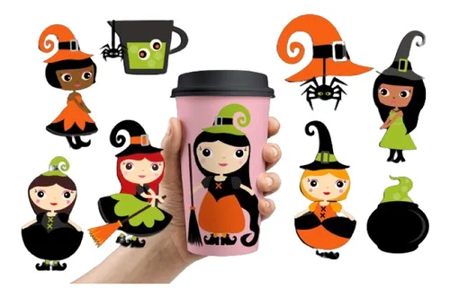 Imágenes Digitales Halloween Brujitas Halloween Witch